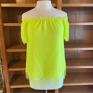 NWT Lilly Pulitzer Marble Lace Top